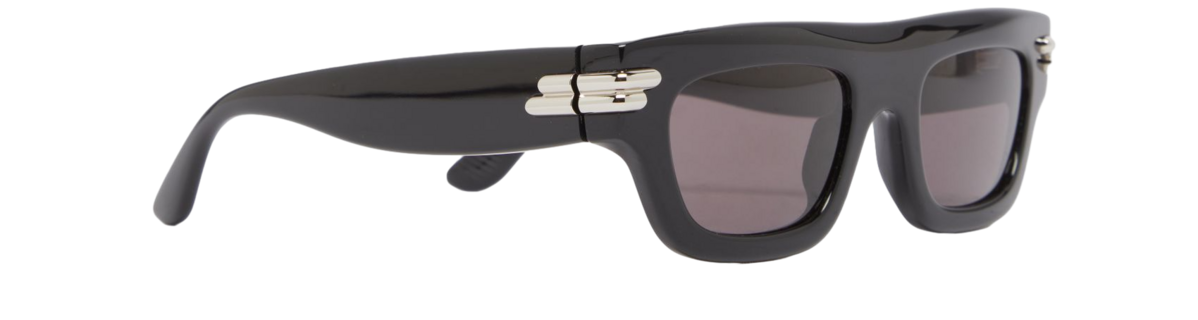 Mitre Rectangular recycled acetate sunglasses