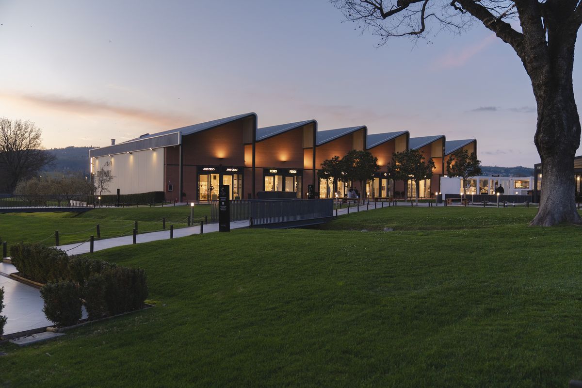 이탈리아 더 몰 피렌체(The Mall Firenze) 외관의 모습.