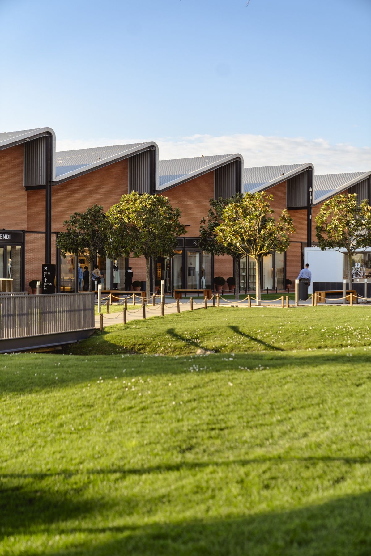 이탈리아 더 몰 피렌체(The Mall Firenze) 외관의 모습.