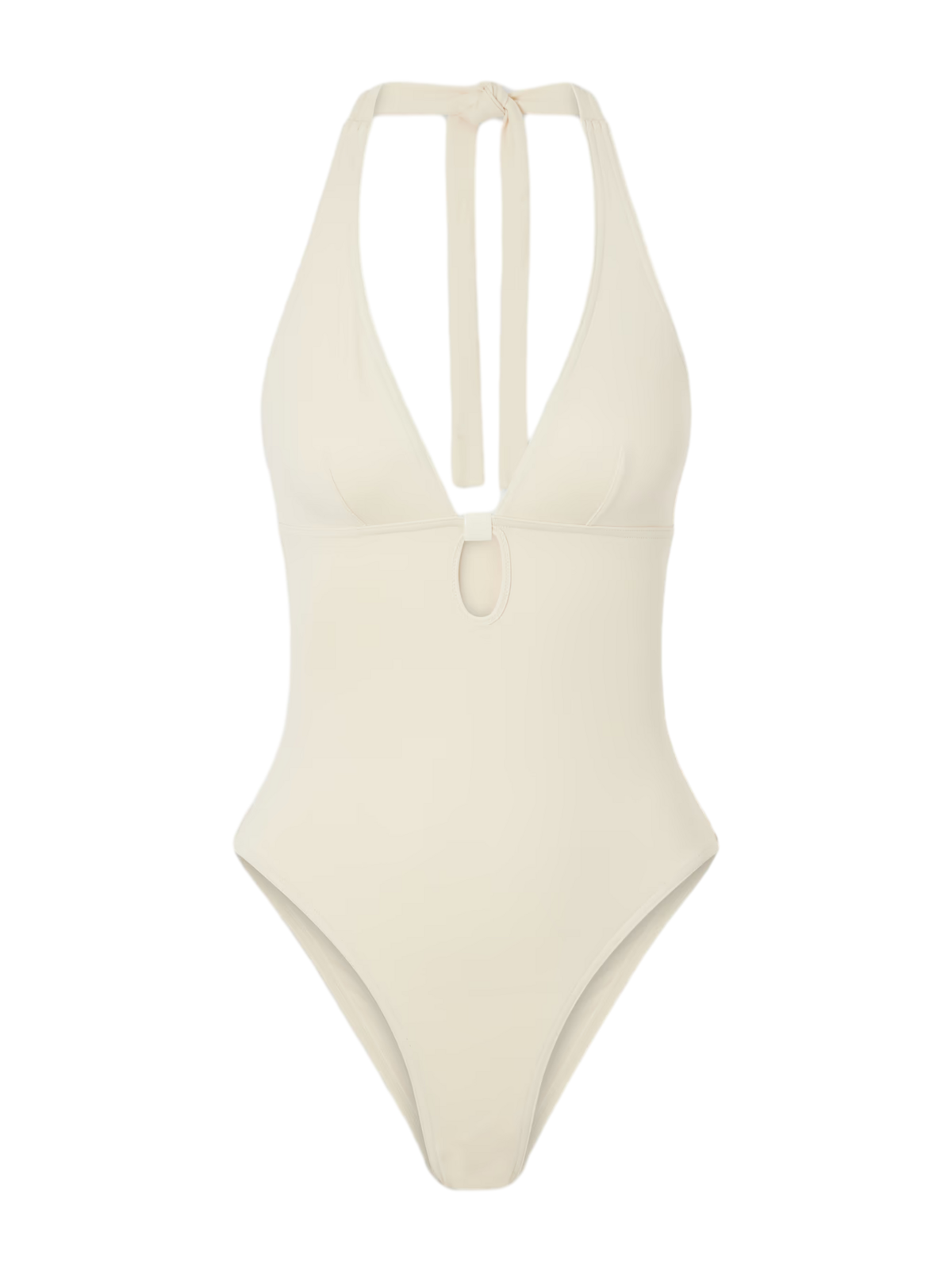 Harmony embellished cut-out stretch-jersey swimsuit