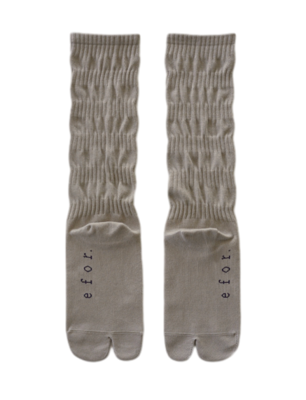 Pleated Tabi Socks KK