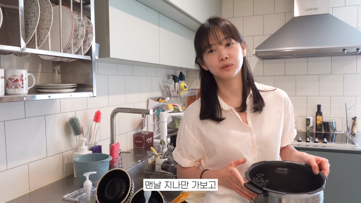 김밥에 낫토 곁들인 윤승아