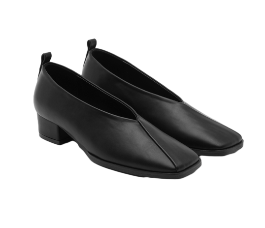 SODE V-cut Heeled Loafers