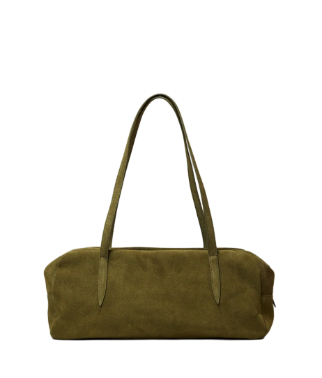 윌로 플루트 숄더백 Willo Flute Bag Suede Olive