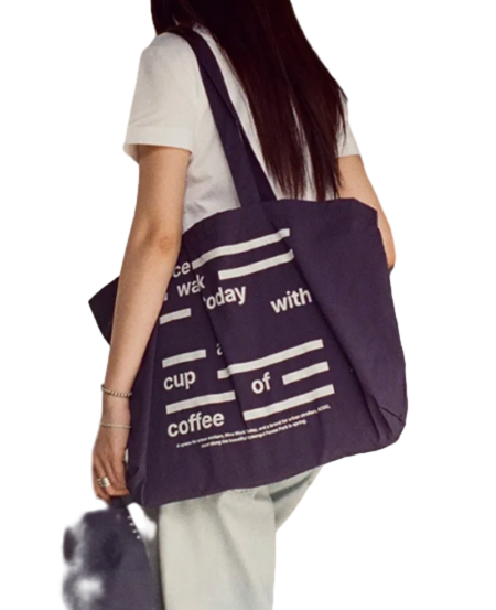 Nice Walk Today Eco Bag_Navy