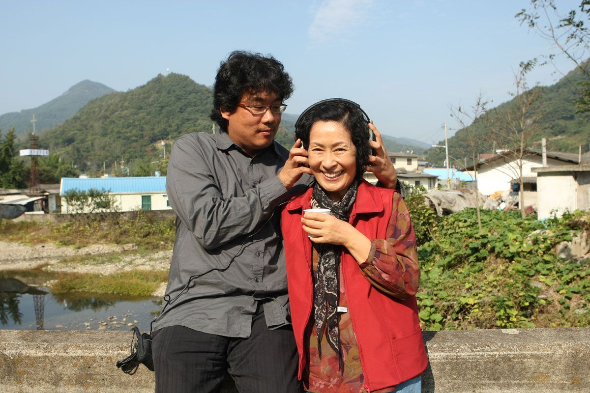 영화 <마더> 촬영 당시 봉준호 감독과 김혜자