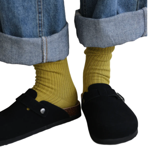 cotton rib socks (4colors)