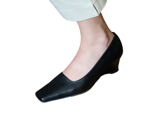 BOTAE Square Wedge Pumps (3color)