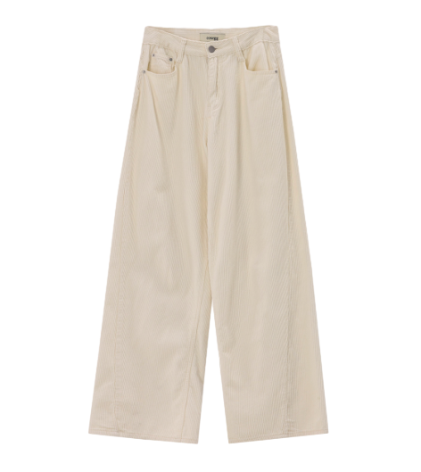 Corduroy Wide Pants_4color