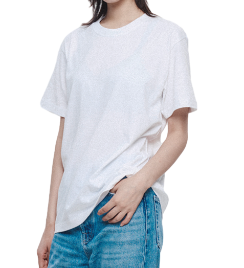 베이직 무지 반팔 티셔츠