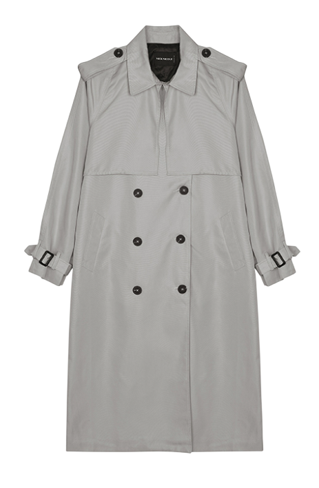 OVERSIZED DOUBLE TRENCH COAT