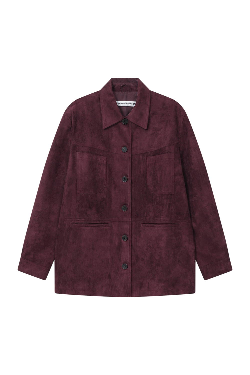 FAUX LEATHER CAR COAT
