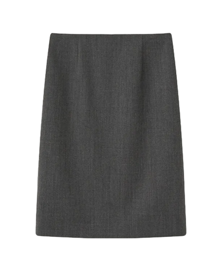 Vinci wool skirt (Slate gray)