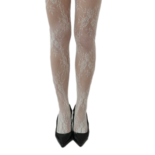 빈티지 플라워 레이스 스타킹