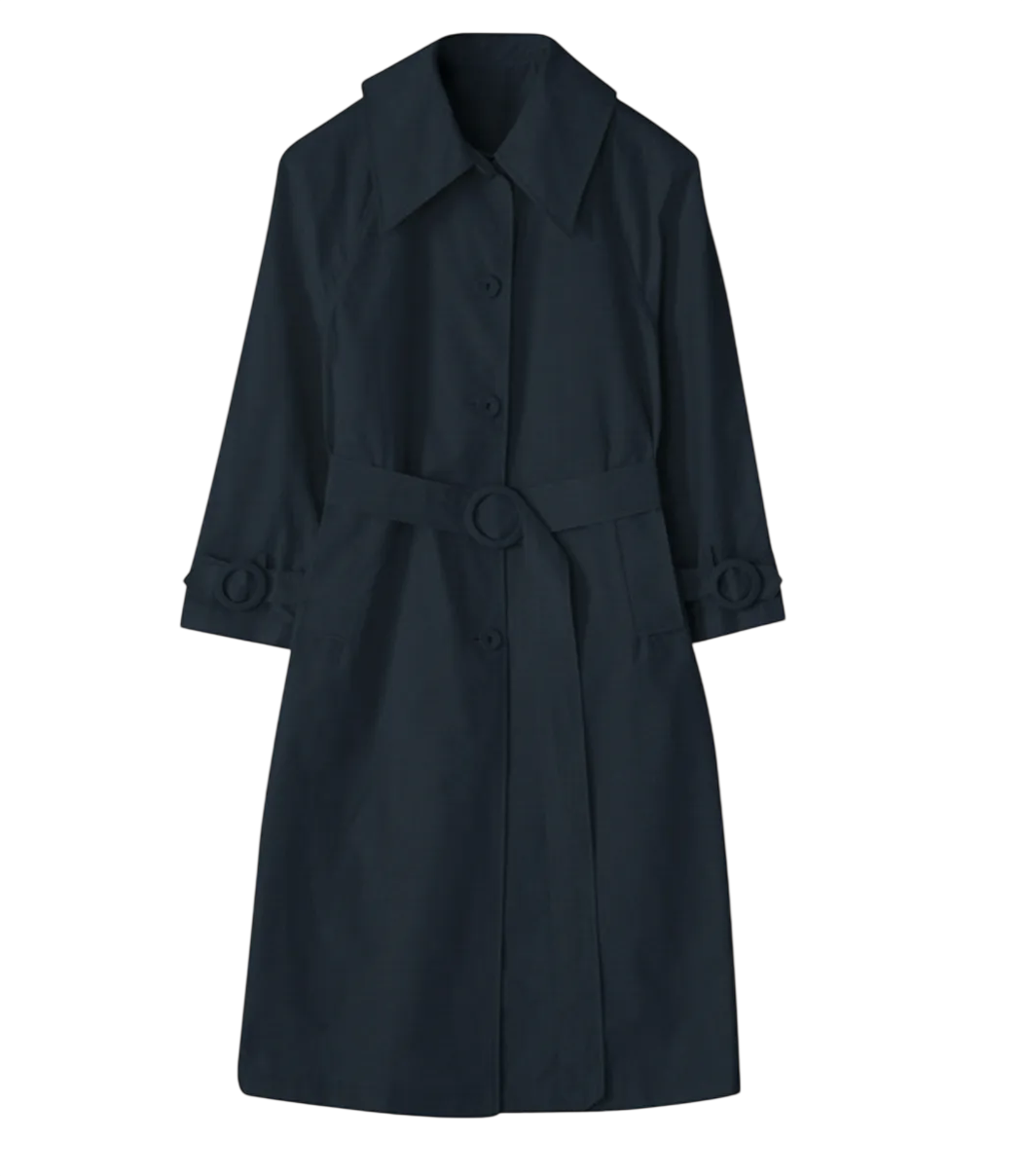 Ring Buckle Trench Coat