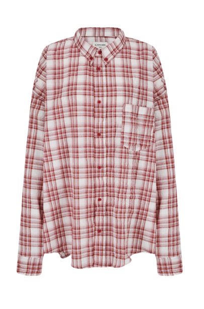 shaman crinkle check shirt_3Colors