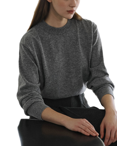 Basic Round Wool Knit [15color]