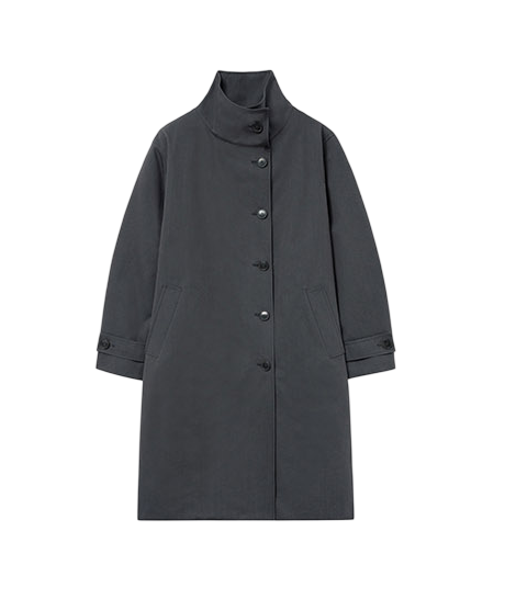 HIGH NECK TRENCH COAT