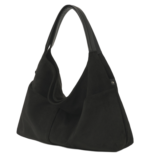 르벤 스웨이드 호보백 Reven Suede Hobo Bag_Black