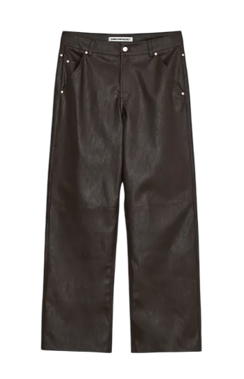FAUX LEATHER STUDDED PANTS