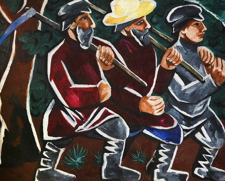 나탈리야 곤차로바, ‘추수꾼들(1911)’