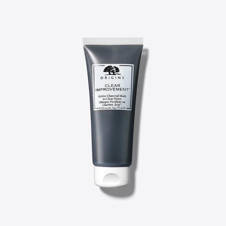 오리진스 클리어 임프루브먼트 액티브 차콜 클리어 포어스 마스크 - 숯과 화이트 클레이가 모공 속 노폐물을 흡착하면서 제거하는 워시 오프 마스크. 75mL 3만4천원.