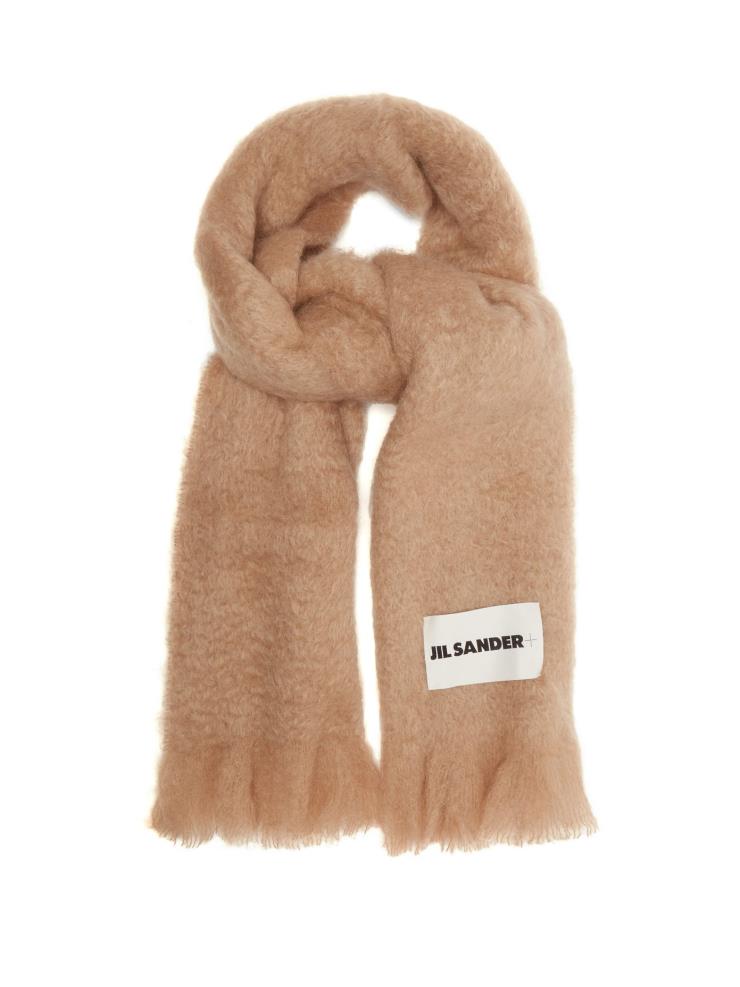 내추럴하고 포근한 무드의 모헤어 머플러, JIL SANDER 