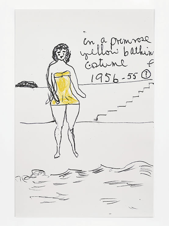RW, Yellow Bathing Costume, 2019.