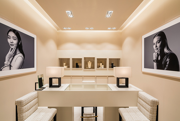 프라이빗한 워치 & 화인 주얼리 공간.