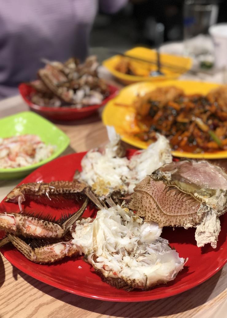 당근마차 - 만약 있다면, 꼭 먹어야 하는 털게찜! 비싼 가격보다 달큰한 맛.