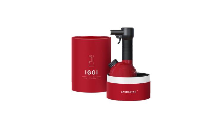 로라스타 IGGI 스티머 - 힘들이지 않고 얇은 옷 주름도 펼 수 있는 핸디형 스티머. 새로 독립하는 1인 가구 선물로도 좋다. 39만9천원.
