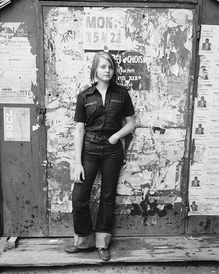 1976년, 홀스빗 로퍼를 착용한 조디 포스터 (Jodie Foster).