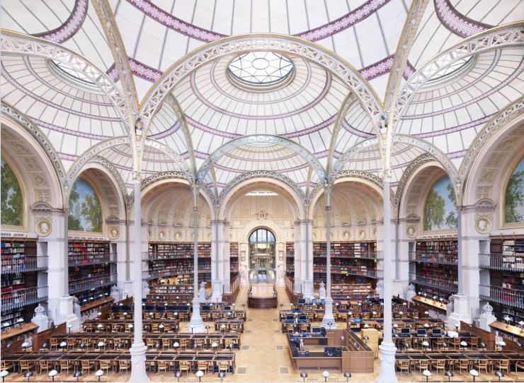'La Salle Labrouste La Bibliothèque de l'INHA Paris II 2017'.