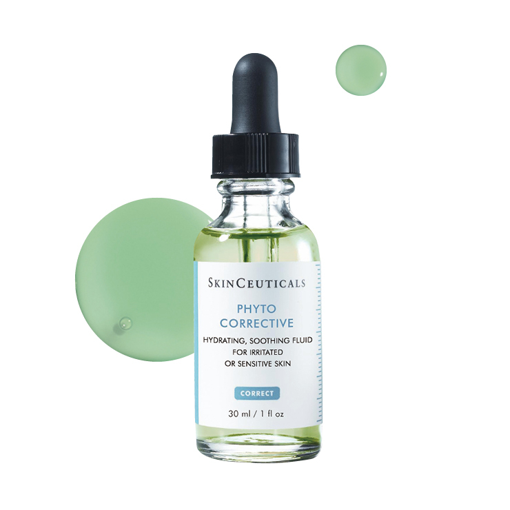민감하고 자극받은 피부를 금세 진정시켜 주는 피토 코렉티브 세럼, 7만8천원대, Skinceuticals. 