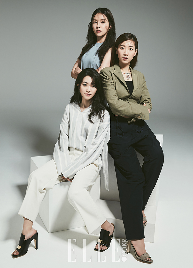 송민교,강지영,조수애,송민교화보,강지영화보,조수애화보,엘르5월호