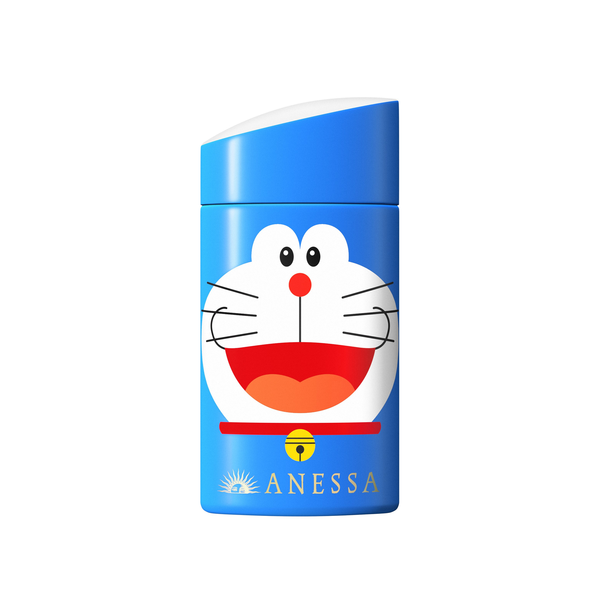 아넷사 퍼펙트 UV 선스크린 스킨케어 밀크 N SPF50+ PA++++ 도라에몽 한정판 - 열, 땀, 물, 습기에 강한 지속내수성으로 묽은 로션 타입. 고르게 퍼져 단단한 막을 만든다. 60mL 3만 6천 원.
