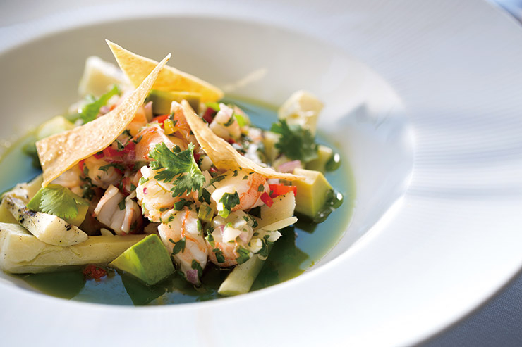 나파 밸리 와인 트레인에서 맛본 요리.