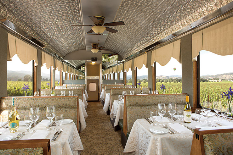 나파 밸리 와인 트레인.