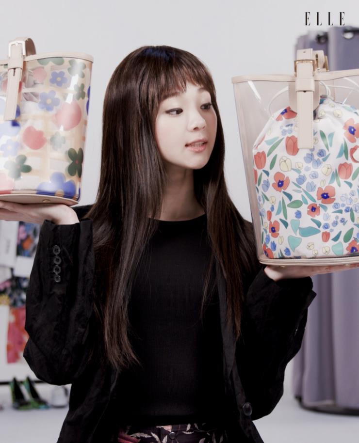 Pvc 소재 버킷 백은 모두 0914.
