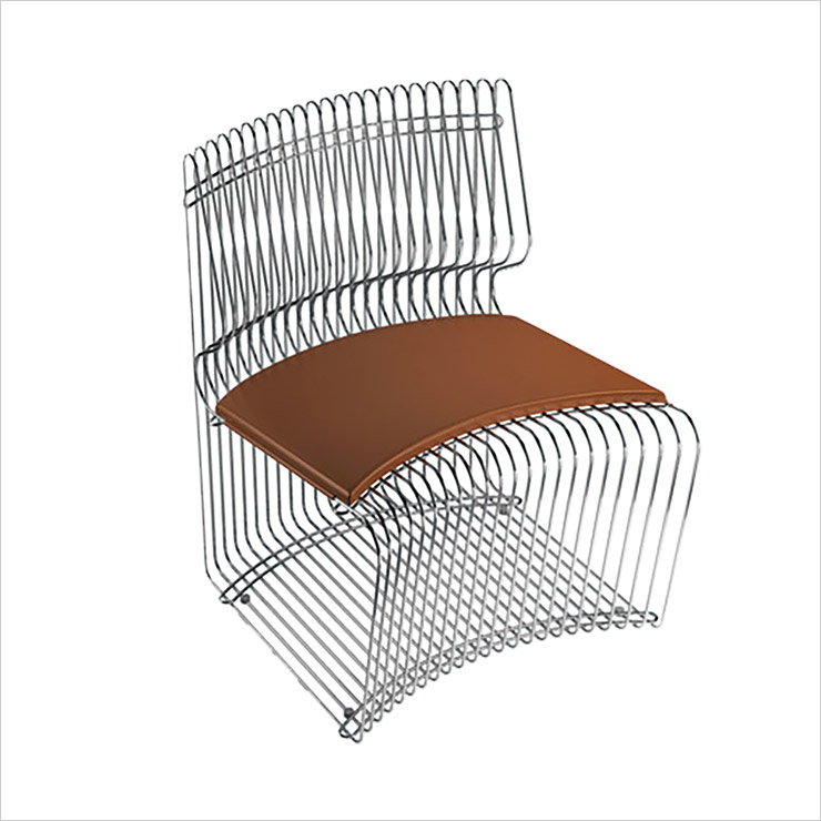 볼트나 너트를 사용하지 않아 유기적인 라인이 돋보이는 팬토노바 체어는 2백90만원대, Montana by 8 Colors.