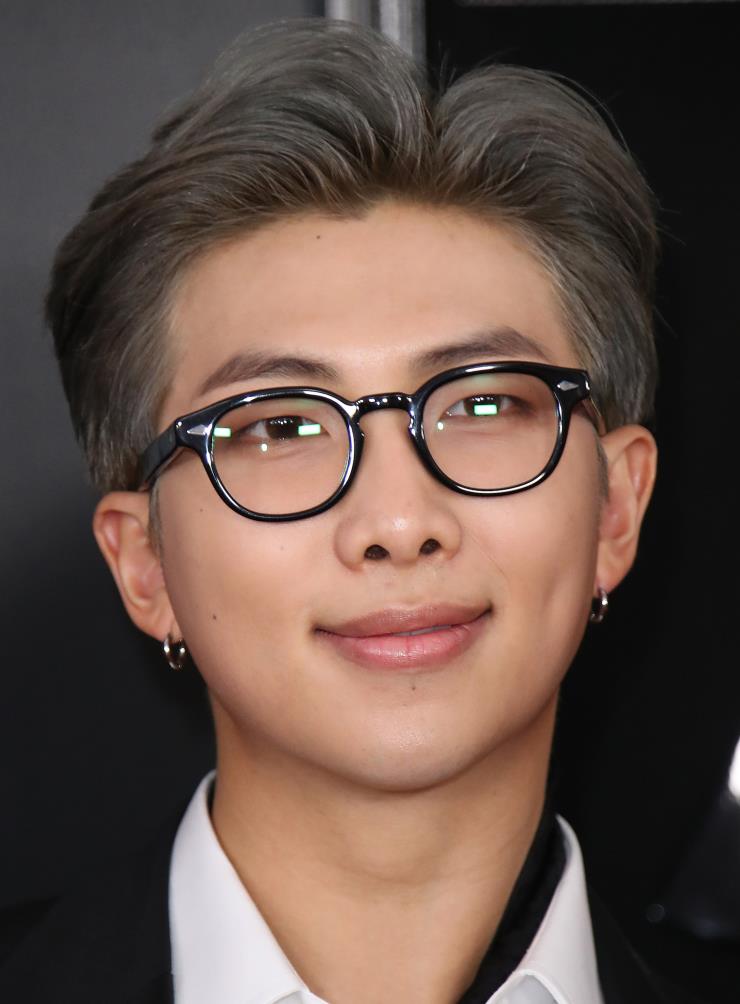 61회 그래미 어워즈에 참석한 BTS RM. @게티 이미지