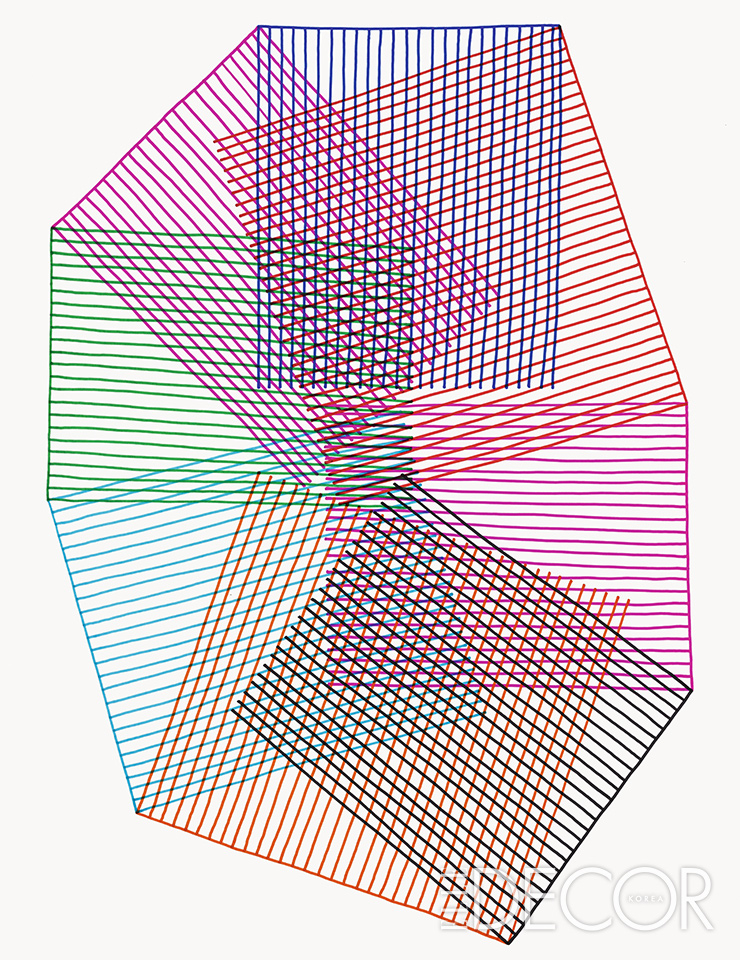 ‘Untitled’, felt pen on paper, 70x100cm, 2018 © Atelier Pierre Charpin
