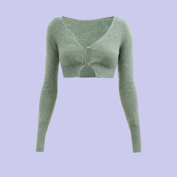 부드러운 모헤어 카디건은 34만원대, Jacquemus by Matchesfashion.