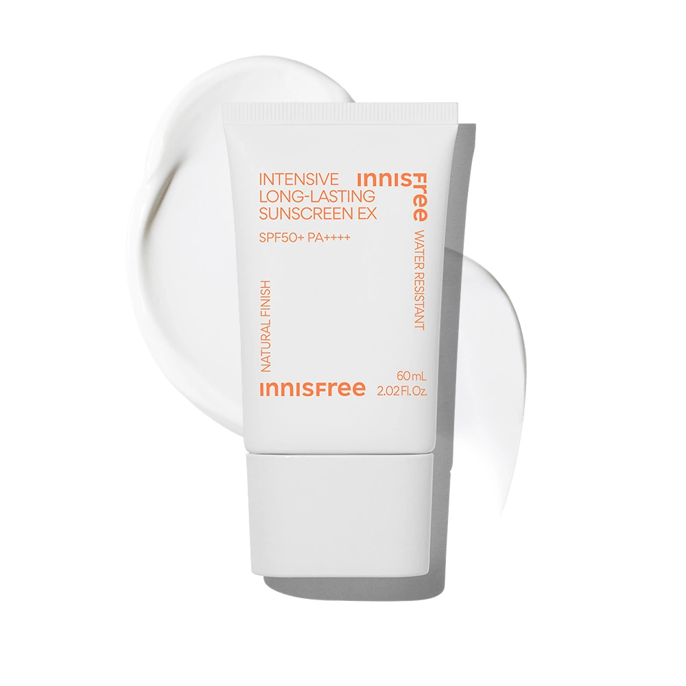 이니스프리 인텐시브 롱래스팅 선스크린 SPF50+ PA++++ - 보송한 질감으로 오래 가며 산호초 파괴 우려 성분이 없는 레포츠용. 60mL 2개 2만 2천 원.
