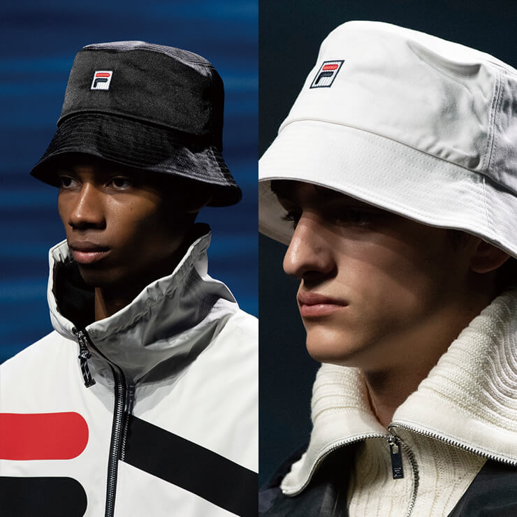 어떤 룩에도 잘 어우러지는 캐주얼한 버킷 햇.