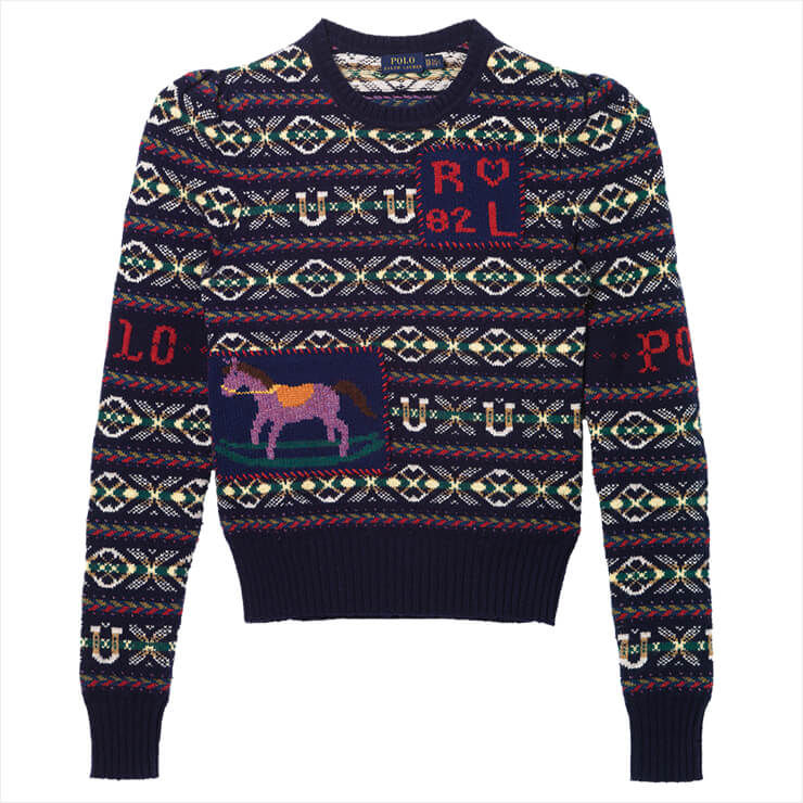 앙증맞은 퍼프 소매의 니트는 80만원대, Polo Ralph Lauren.