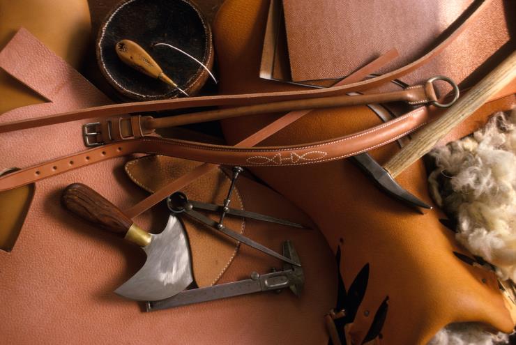 1989년 10월에 포착한 에르메스의 아틀리에. ⓒ게티 이미지