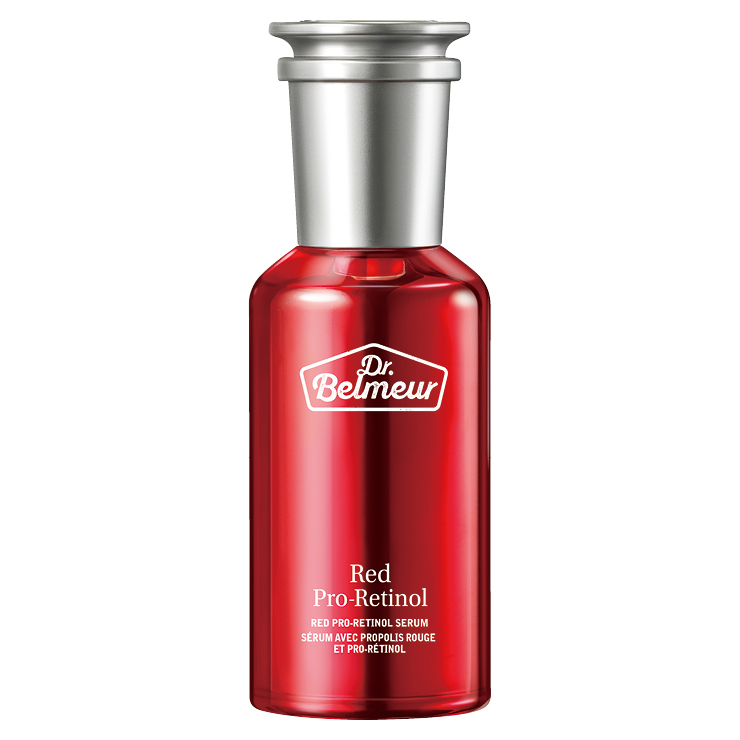피부 자극을 최소화한 포뮬러의 주름 개선 에센스. 레드 프로 레티놀 세럼, 3만5천원, Dr.Belmeur.