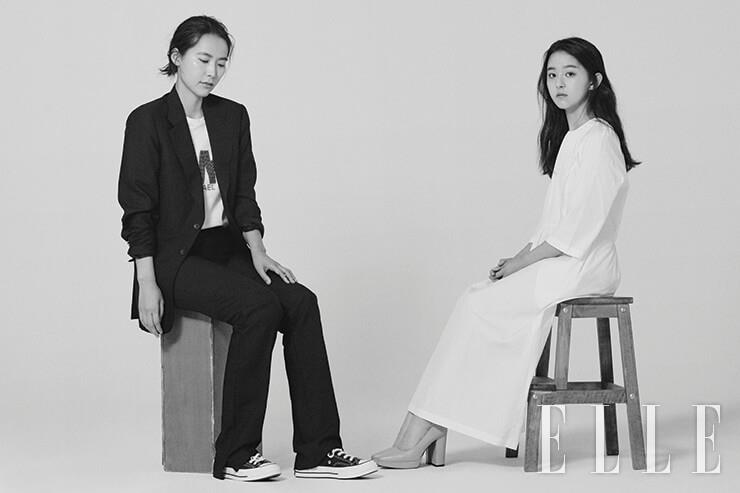 영화 '벌새'의 감독 김보라와 배우 박지후