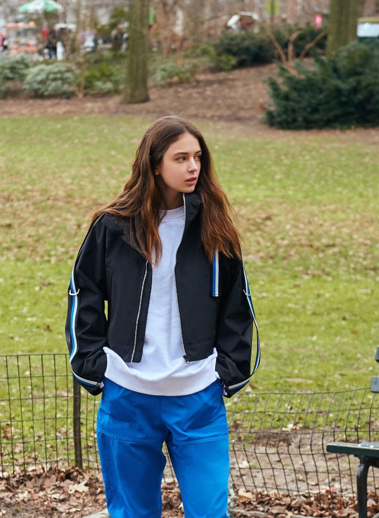 밑단을 제거한 요가 플러스 코트@에딧플러스